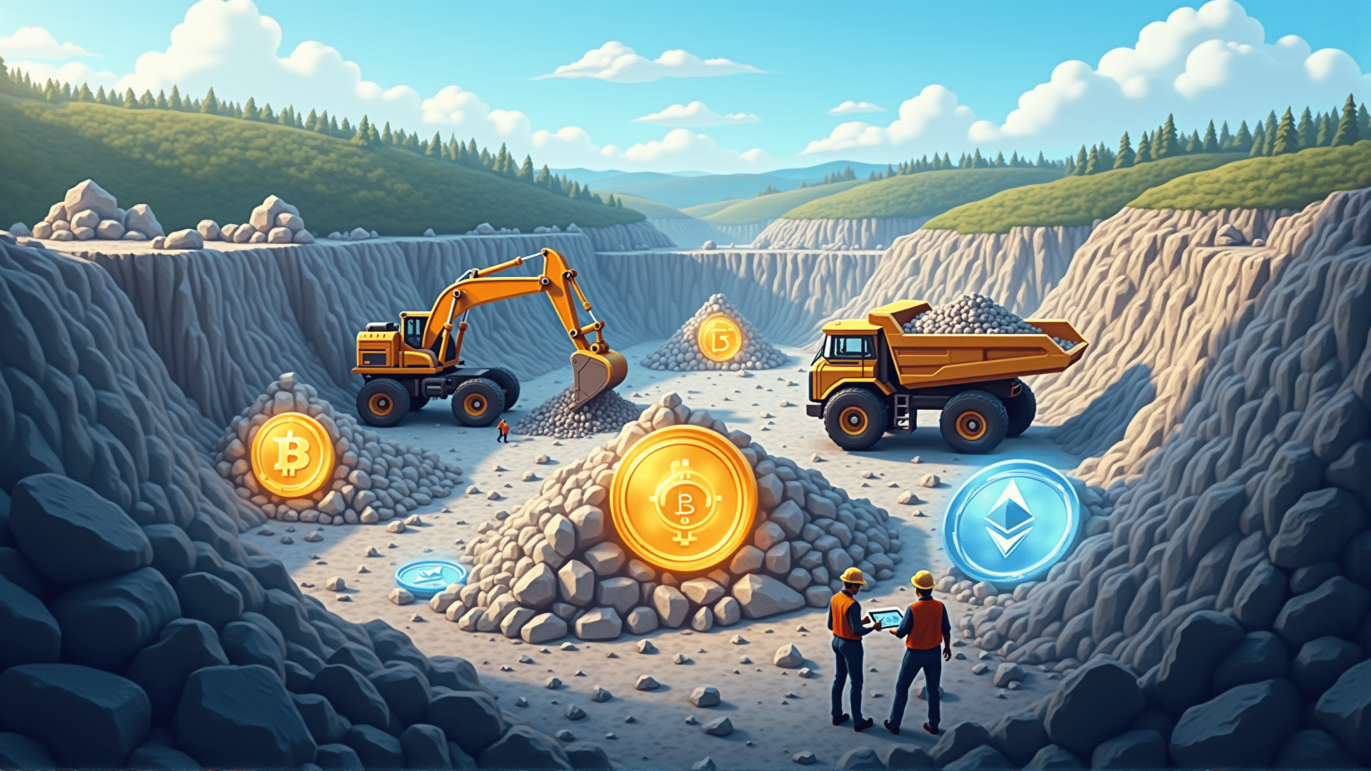 Crypto assets for liquidity mining